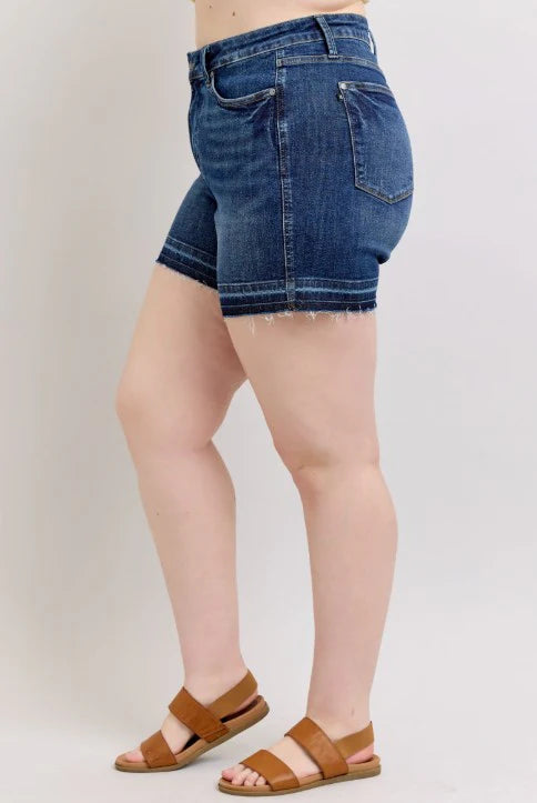 Summer Fling Tummy Control Denim Shorts by Gemigirl