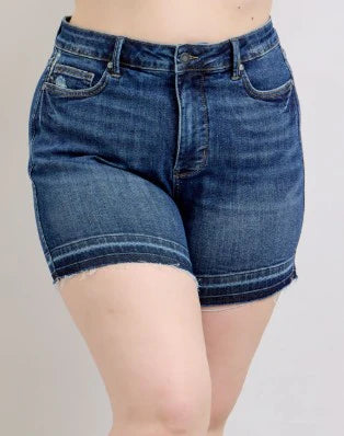 Summer Fling Tummy Control Denim Shorts by Gemigirl